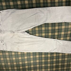 Men's Light Gray Relaxed Jeans